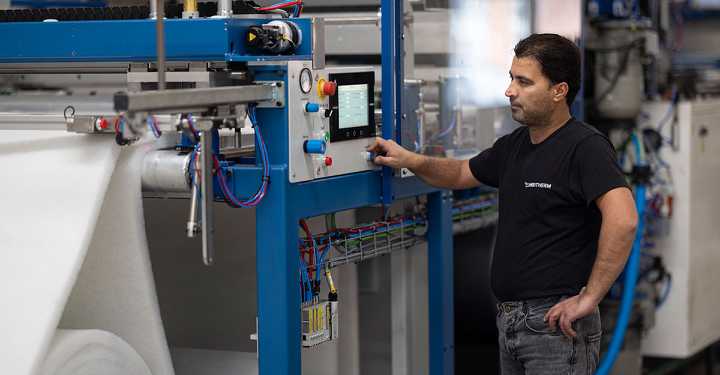 Winter mats with insulation of 78% recycled fibres