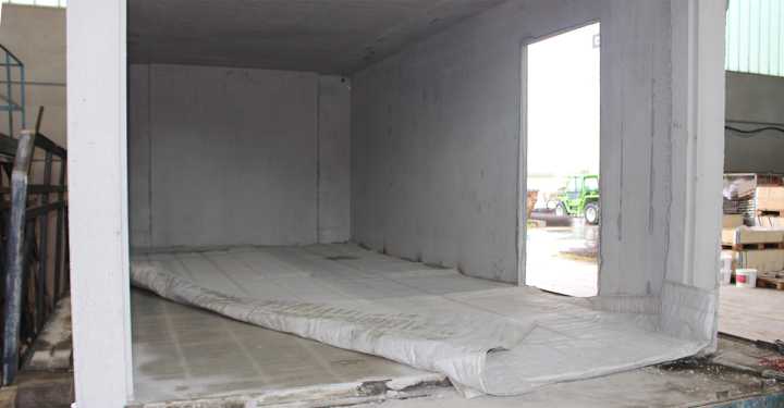 Good results and energy savings with concrete duvets