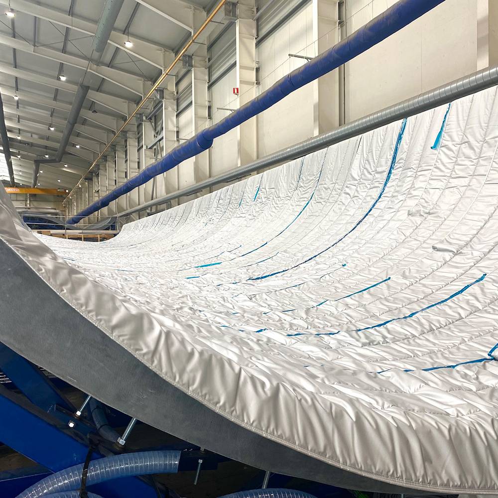 Advanced thermal solution ensures stable temperature in moulds for wind turbine blades